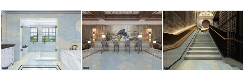 Azul  Ceilo Blue Marble Hotel and Home Interior Project