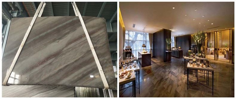 Elegent Brown Marble Interior Projects