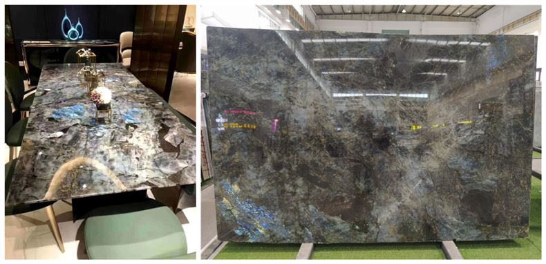 Labradorite Blue Granite Slab