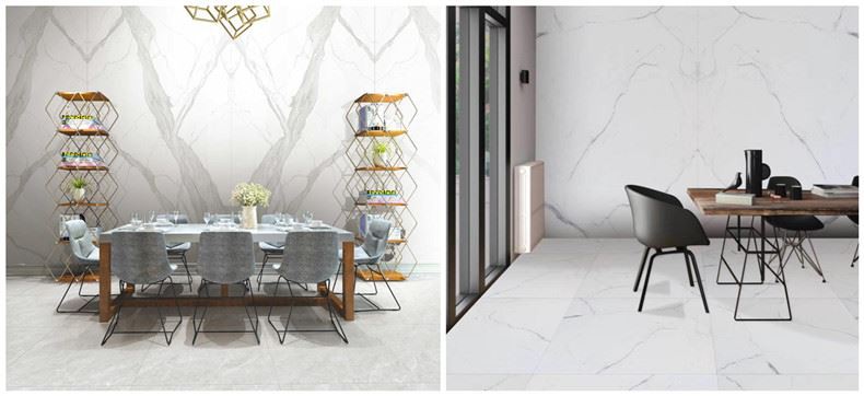 Nano Calacatta Crystallized Stone Project