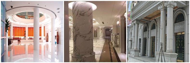 Natrural Stone Solid Column