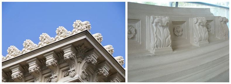 limestone Cornices