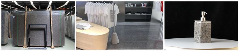 Grey Terrazzo Stone Floor Project
