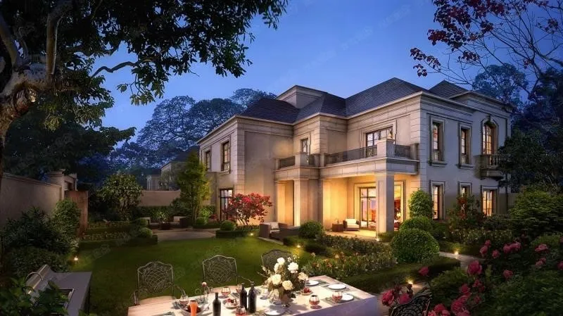 Cream limestone house Cream limestone house