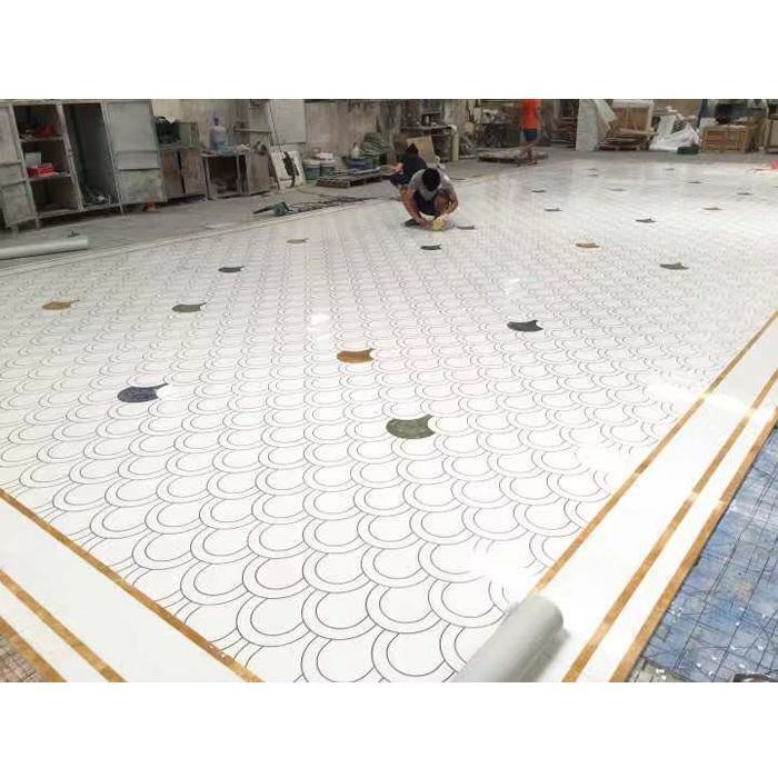 White Marble Medallion