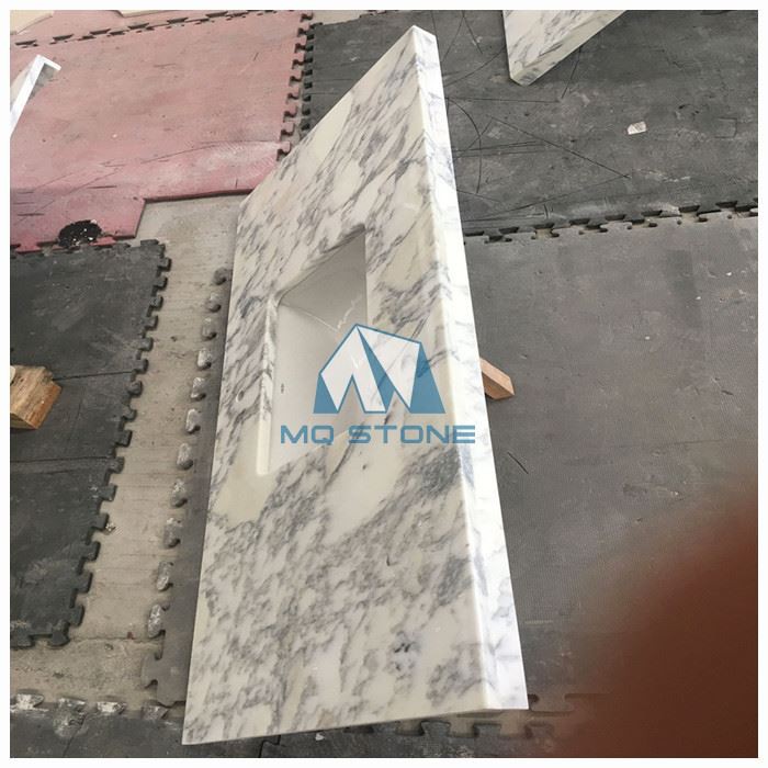 Arabescato White Marble Vanity Top