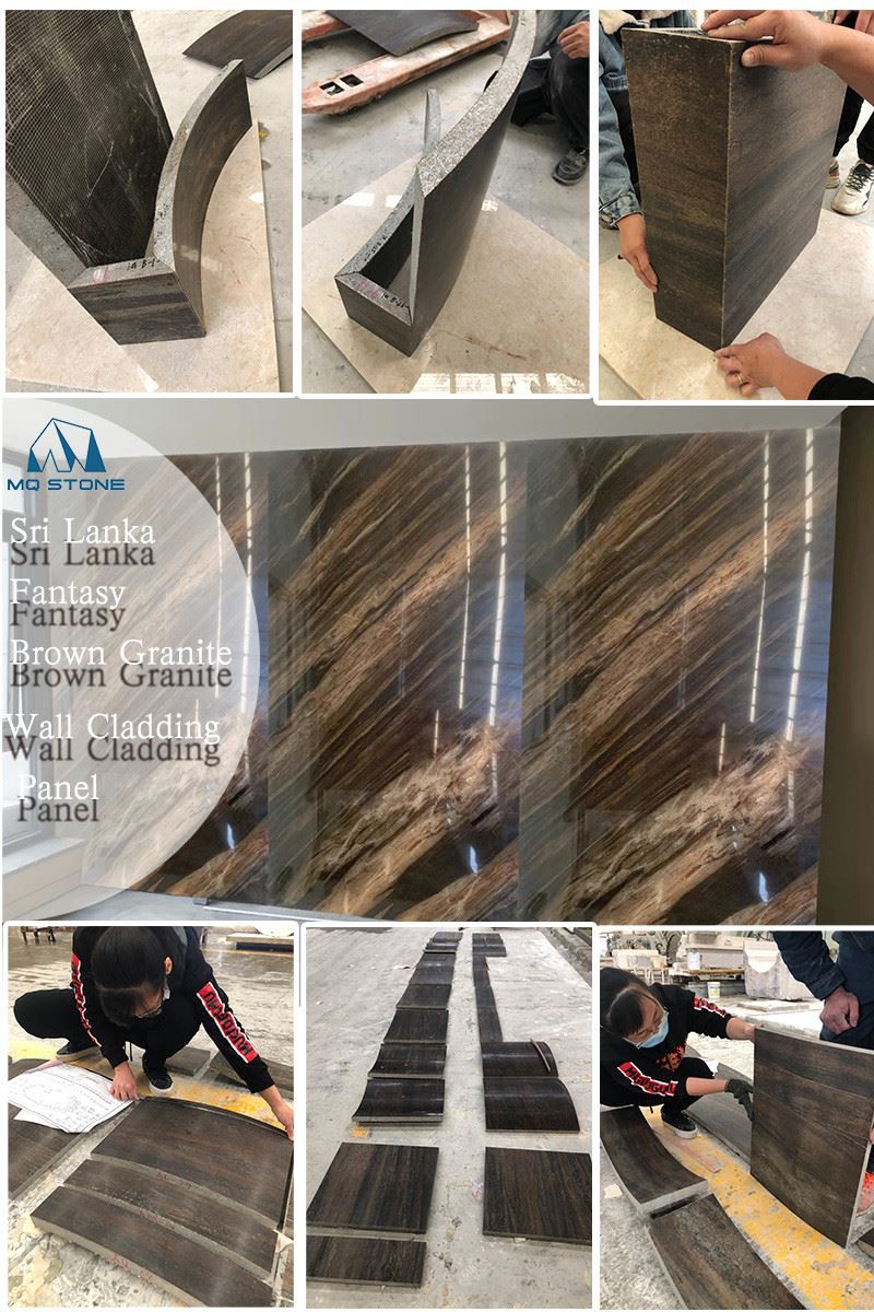 Brown Granite Curved Tiles Brown Granite Curved Tiles