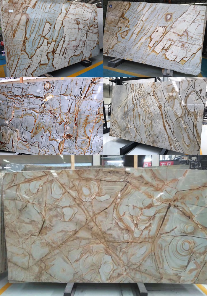 Blue Farfalla Quartzite Slabs
