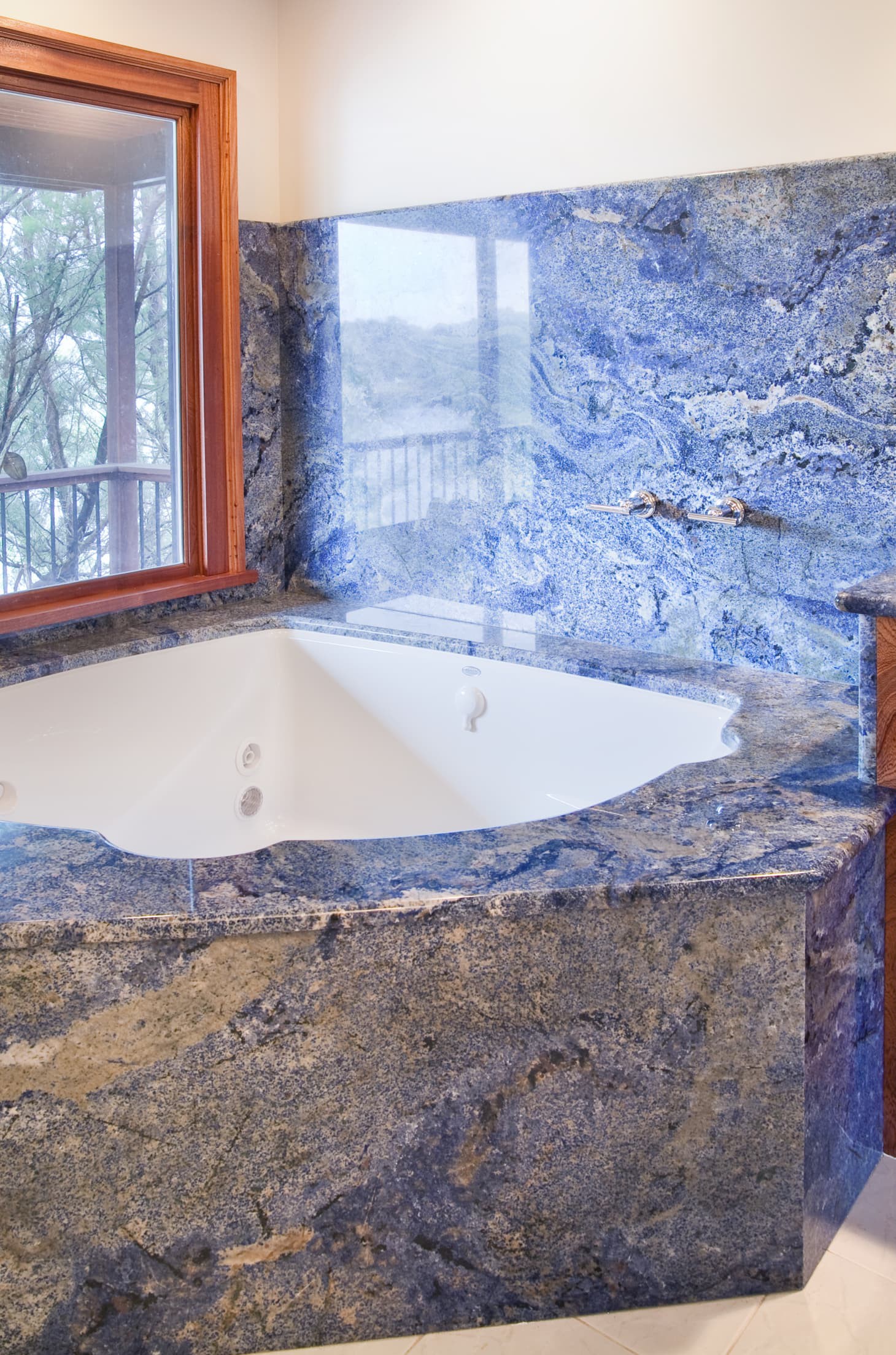 Azul Bahia Granite Tub