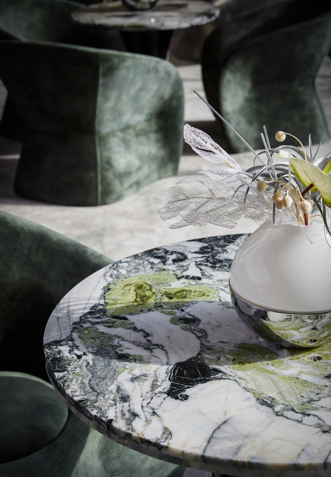 Ice jade marble tables Ice jade marble tables