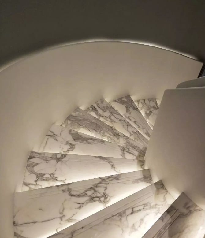 Calacatta Marble Stairs Projects-MQ STONE Calacatta Marble Stairs Projects-MQ STONE