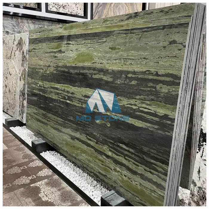 Verde Bamboo Quartzite Slabs