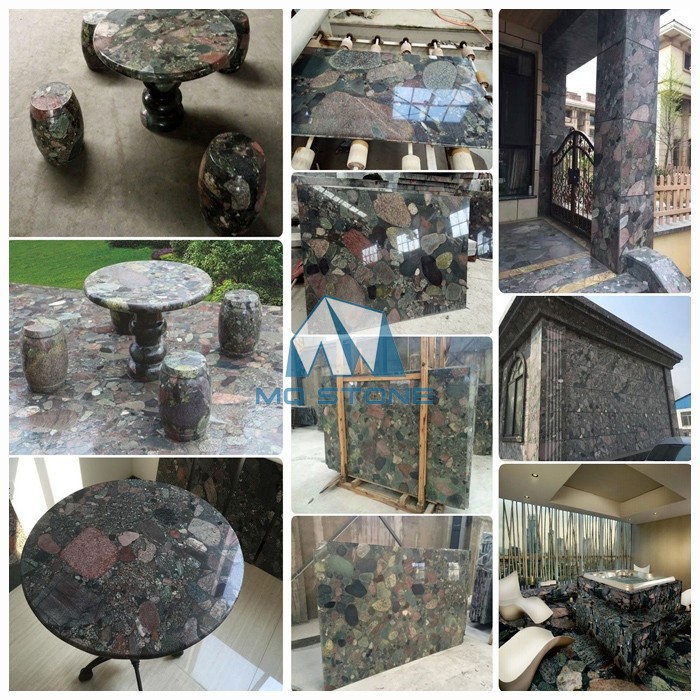 Green Marinace Granite Table Tops