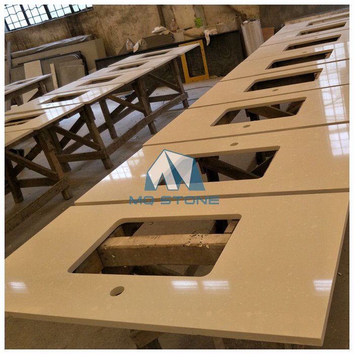 Beige Quartz Countertops