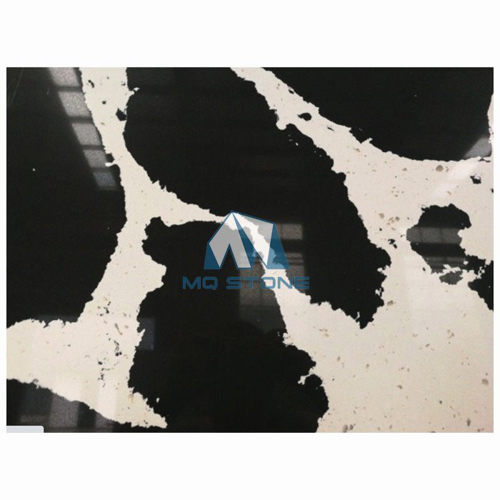 Calcutta Black Quartz Big Slabs