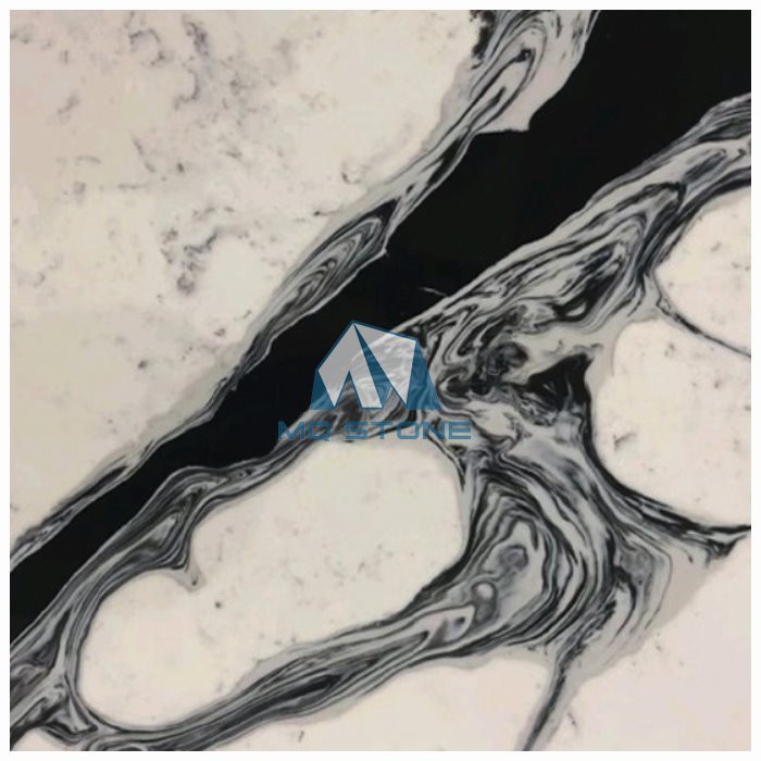 Panda Marble Looks Quartz Stone