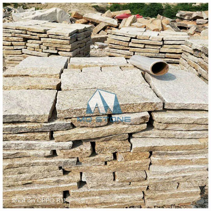Natural Yellow Granite Flagstone Flooring