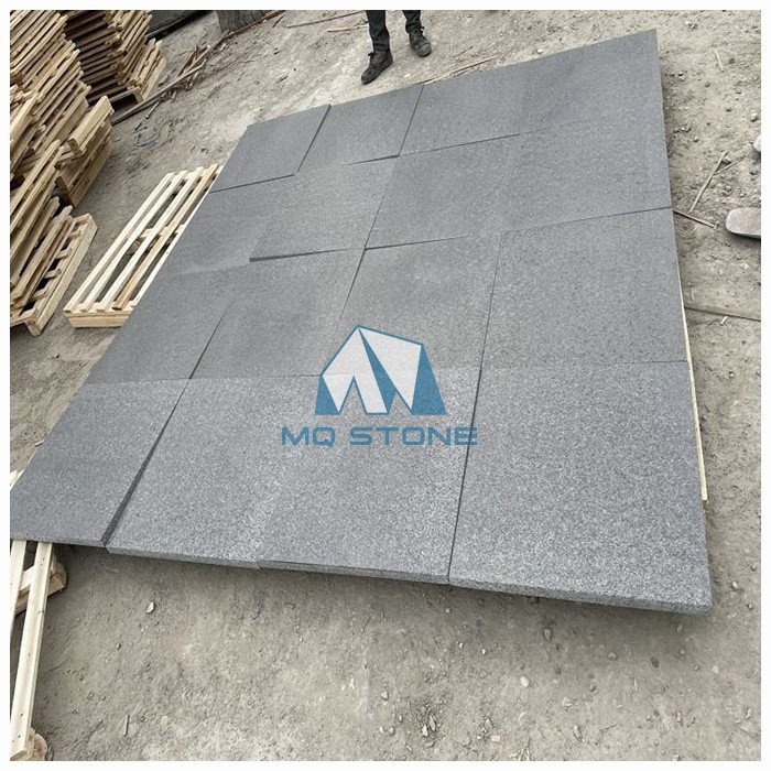 Flamed Black Granite Paving Stone