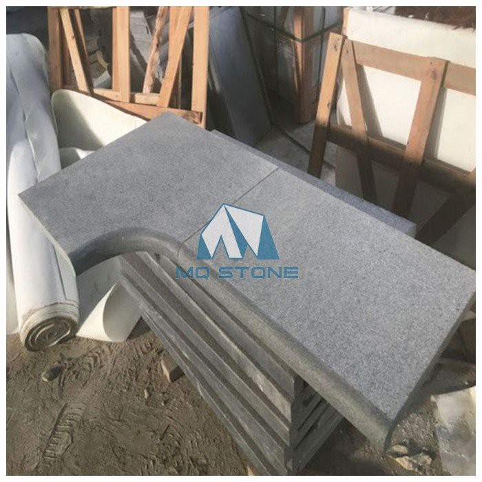 Dark Gray Granite Coping Tile