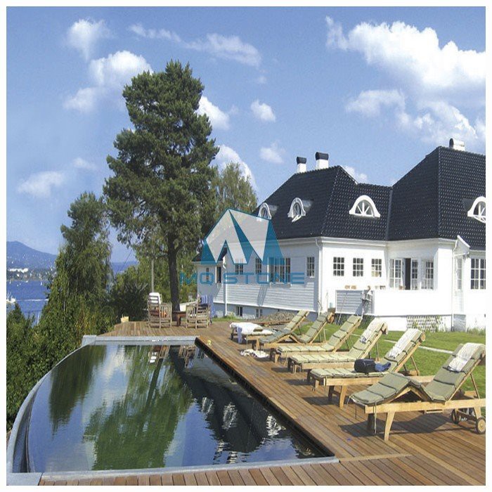 Outside G654 Dark Gray Granite paving stone