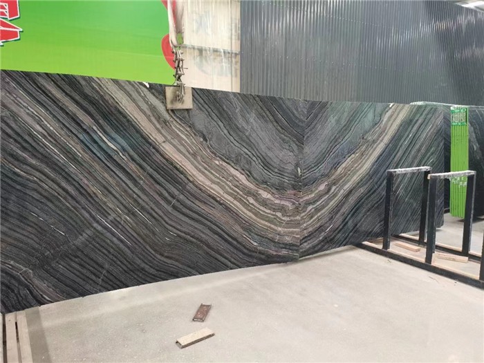 Golden Wood Marble bookmatch