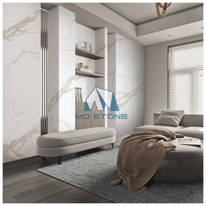 Statuario White Porcelain Slabs