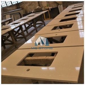 Beige Quartz Countertops