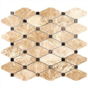Dark Emperador Light Emperador Marble Mosaic
