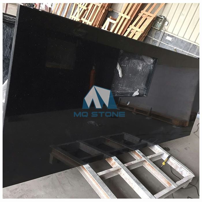 Sparkling Black Quartz Countertops