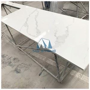 White Marble Quartz Countertops
