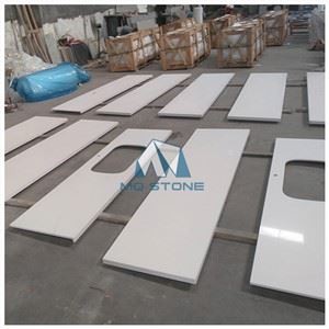 White Quartz Kitchen Worktops